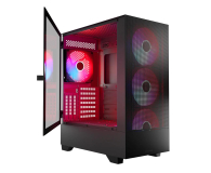 MODECOM Siroco ARGB Flow Midi USB 3.0x2+Type-C Czarna AT-SIROCO-MG-10-00ARGB-0002 - 1213347 - zdjęcie 2